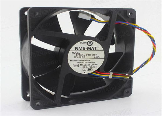 Isı Yayımı Madencilik Ekipmanı Soğutma Fanları 2.4W 50000Hrs 3000 Rpm Kasa Fanı