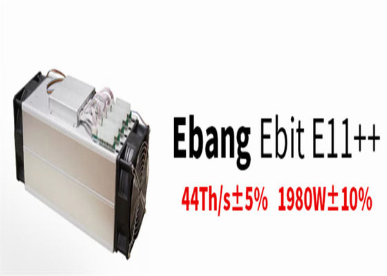 44TH/S 1980W İkinci El Kripto BTC Madencilik Makinesi Ebit E11++ SHA256d
