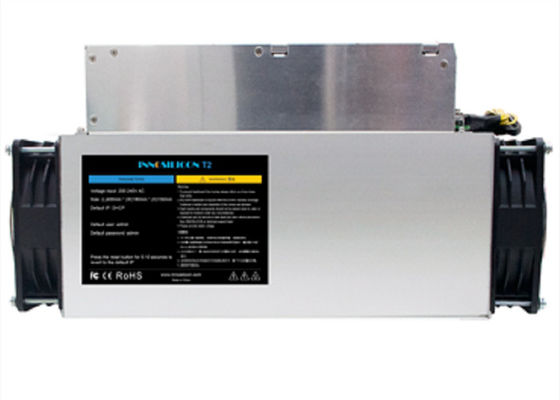 1570W Bitcoin Madenci Makinesi ikinci el Innosilicon T2 17.2TH/S