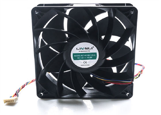 140 * 140 * 38mm 12v 14038 Madencilik teçhizat Soğutma Fanları Avalon İçin Yüksek Güç