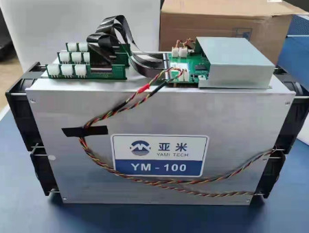 Yeni ve Kullanılmış YAMi Tech Siyah ETH Madenci YM-100 2100M 2000W ETC ve ETH Kripto Madenciliği Asic Madenci Makinesi için