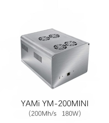 2022 Yepyeni YAMI Tech ETH ETC Asic Miner YM-200 MINI 200M 180W Ethash Madencilik